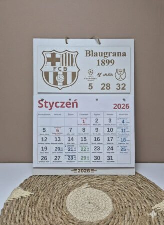 2 Kalendarz Kibica + Terminarz Sezonu | Herb Grawerowany