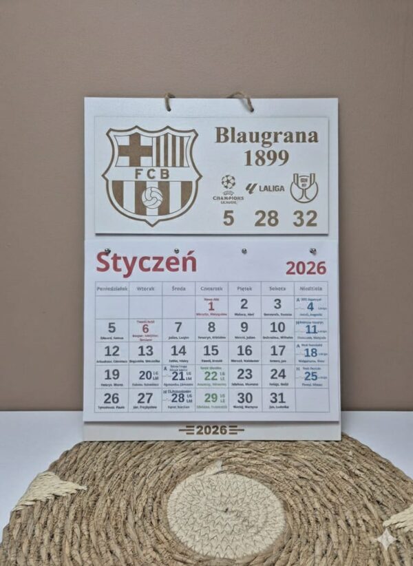 2 Kalendarz Kibica + Terminarz Sezonu | Herb Grawerowany