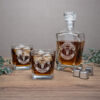 karafka i szklanki do whisky prezent dla fana