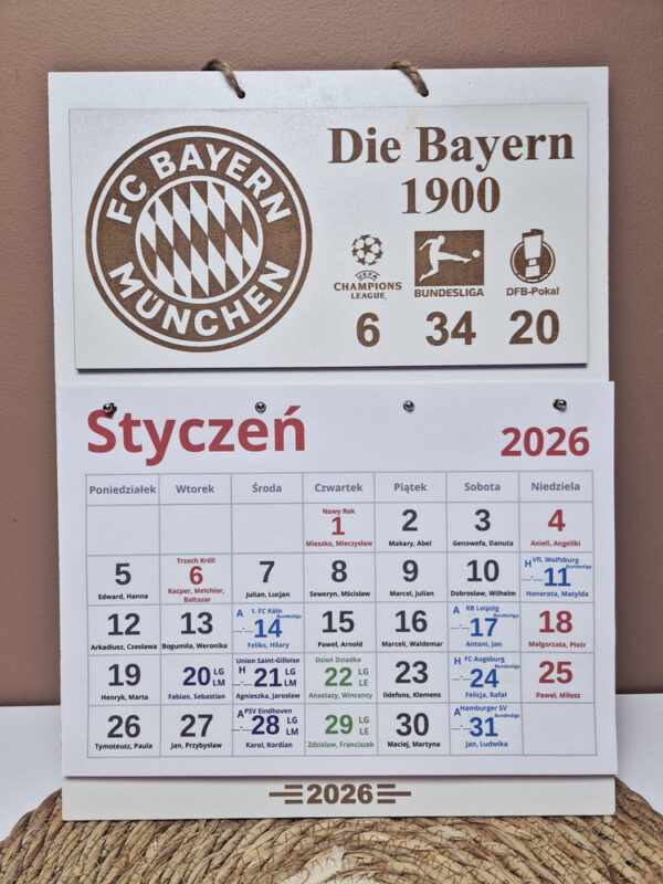 Kalendarz Kibica + Terminarz Sezonu | Dowolny klub