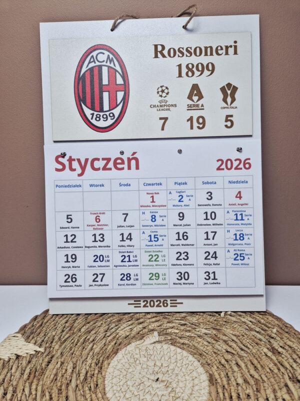 Kalendarz Kibica + Terminarz Sezonu | Dowolny klub