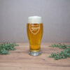 Szklanka z piwem szklanka do piwa 500 ml z grawerem