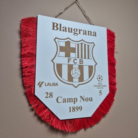 proporczyk dla kibica z frędzlami